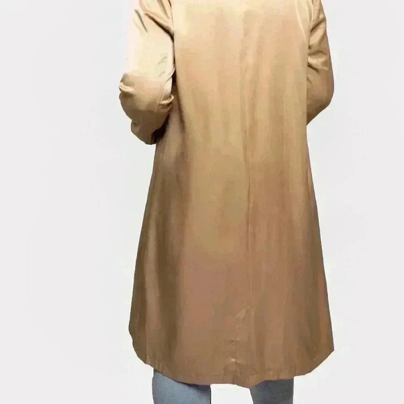 The Right Direction Satin Camel Midi Blazer - Picture 4 of 4